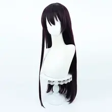VTuber コスプレ用ウィッグ【長髪・深紫色・リアルな質感】