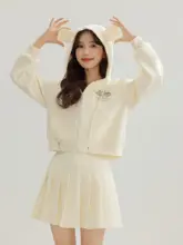 春夏用スポーツコーディネート！短丈ジャケット【ドローストリング デザイン・大人可愛い・女性用】（セットアップ対応）