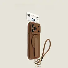 iPhone対応 スマートフォンケース【ブラックカラント・プルアップスタンド・ソフトシリコン・マグネット機能付き・防衝撃デザイン】