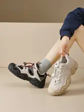 アウトドアハイキングシューズ【女性用・厚底・通気性・スポーツデザイン】