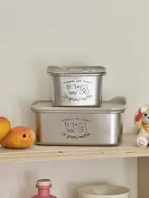 かわいいクマデザインのステンレス製保温弁当箱【フルーツ・密封容器】