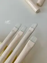 極上の柔らかさの底胶デザインネイルアート筆【平頭・短毛・磁吸機能付き】（セットアップ対応）