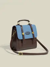 レトロデザインの多機能学院風リュックサック【学生用・通勤・ミニサイズ】（セットアップ対応）