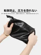 高級感ある牛革製餃子バッグ【ショルダーバッグ・柔らかい素材・斜め掛け】