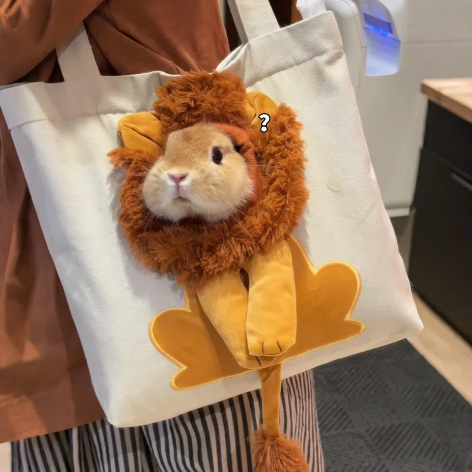 お出かけ用キャットバッグ【大容量・斜め掛け・小型犬・ウサギ対応】