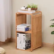 収納キャビネット ベッドサイド用 多層 木製 シンプル収納ラック