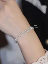 14Kゴールドコーティング 人造真珠ブレスレット【極細・丸型・重ね付け対応】
