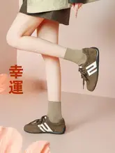 黒いレトロデザインの厚底バレエシューズ【女性用・夏用・スポーツスタイル】