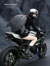 バイク用 シャークバックパック【機能的・シートバッグ兼用・ヘルメット収納可】