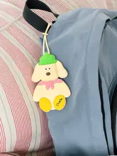 かわいいキャラクターシリコンラゲージタグ【旅行用・名前プレート・防紛失】