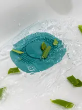 キッチンシンク用防止フィルター網【洗面器用・漏水防止・穴あけ不要】