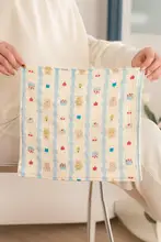 かわいいクマデザインの子供用洗顔タオル【綿100%・極上の柔らかさ】