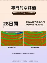 小Vネックデザインのネックマスク【白鹅绒配合・引き締め・しわ軽減・春夏用・携帯可能】