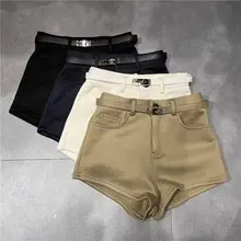 高腰ストレート短パン【秋冬用・通勤・体型カバー・極上の柔らかさ】