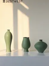 宋韵青瓷手作花器【新中式・玄関アート飾り】