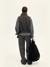 短型フリースベスト