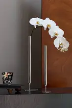 高級感あふれるステンレス製フラワーベース【アートデコ・胡蝶蘭用】