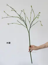リアルな葉材使用の柳枝装飾用グリーンブランチ【新中式デザイン・花壇用】