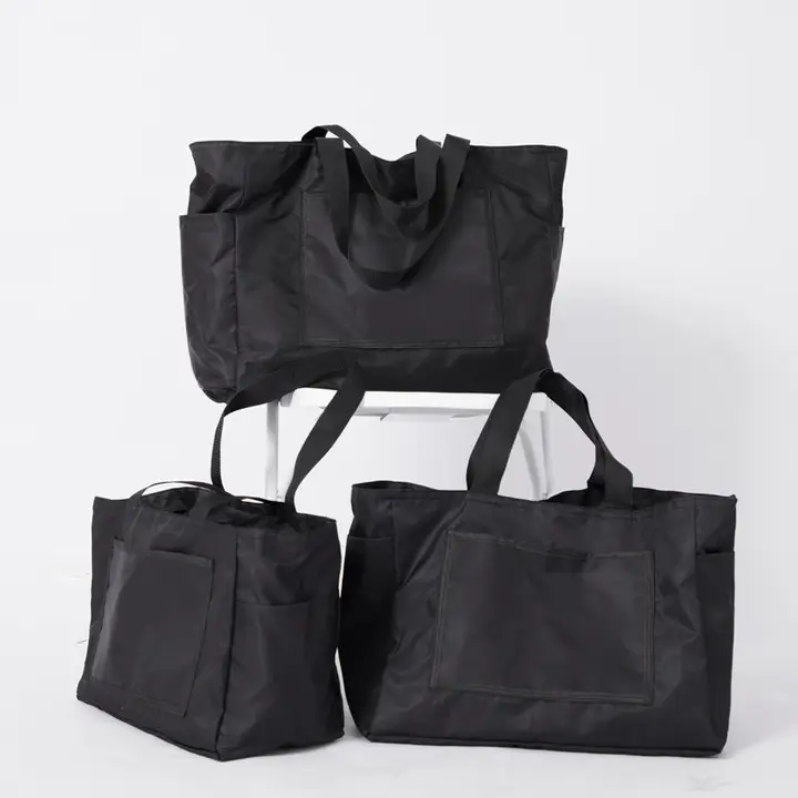 大容量トートバッグ【持ち手付き・環境に優しいオックスフォード布】