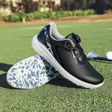 男性用ノブバックル式 ゴルフボール シューズ