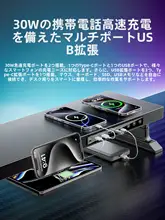電動昇降式モニタースタンド【金属製・USB拡張・デスクトップ用・収納機能付き】