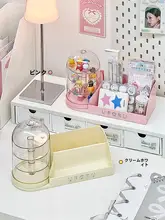 透明な回転式フィギュアディスプレイスタンド【デスクトップ用・人気キャラクター・小物収納】
