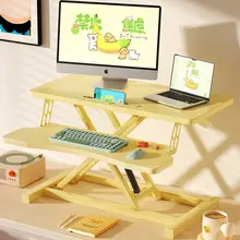 スタンディングデスク用の調整可能なモニター台【折りたたみ式・昇降式・デスク用】