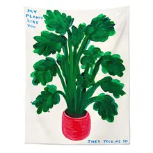 緑の植物が特に愛おしい！大学の寮用壁掛けポスター【インテリア装飾・カジュアルデザイン】