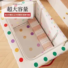 大容量 透明衣類収納ボックス【衣替え用・整理整頓に最適】