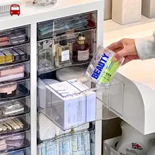 浴室用 防水収納キャビネット【多機能・化粧品やケア用品収納】