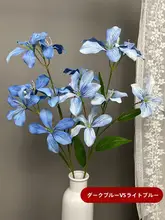 フレームランの造花【紫荆花・大きなユリ・結婚式用装飾・撮影小道具】