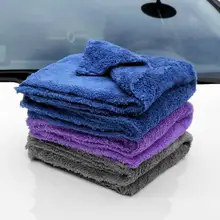 洗車用タオル【40×40cm・珊瑚モフ・超細繊維・吸水性・厚手】