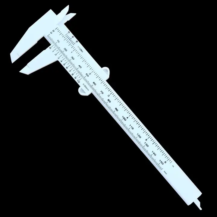 電子表示付きプラスチック製150mm学生用キャリパー【模型・彫刻用】