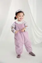 新生児用 背負いパンツ【秋冬用・ウサギファー・保温性・女の子用】