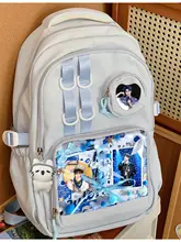 ファン応援用リュックサック【バッジ付き・学生向け・痛バッグ】