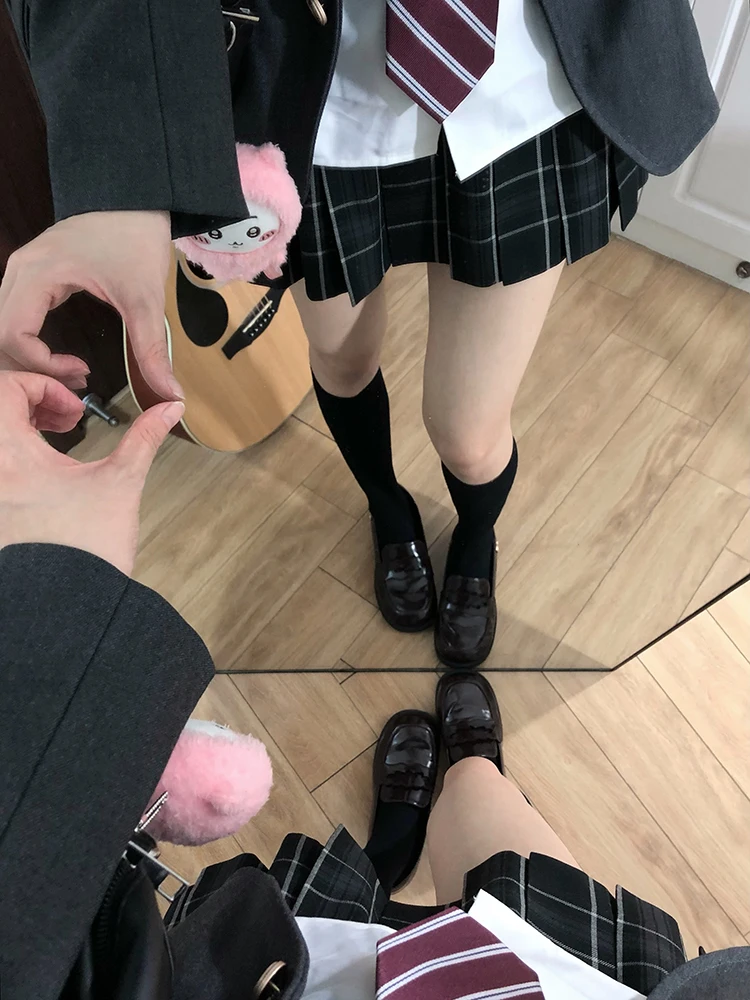 オリジナルJK制服：日系水手服セットアップの春秋対応デザインと実用性