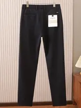 ウール混紡のパンツ【メンズ・秋冬用・ストレート・ビジネスカジュアル】（セットアップ対応）