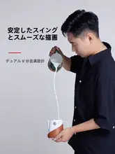 hero コーヒーラテアート用ミルクピッチャー【プロ仕様・尖ったノズル・大小サイズ選択可】