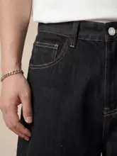 ヴィンテージ風デニムショートパンツ【ルーズフィット・ウォッシュ加工】