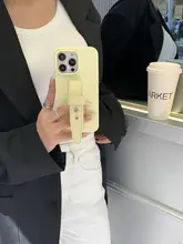 secondstudio iPhone用クリエイティブレザー腕帯付きケース【液体シリコン・天然色・フルカバー・対応機種多数】