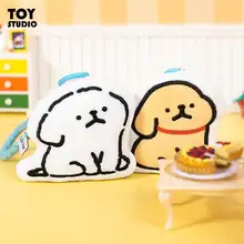 マルチーズの刺繍付きぬいぐるみキーホルダー【可愛い韓国風・バッグチャーム・ギフトに最適】