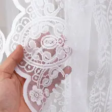 シンプルで便利！フレンチスタイルのレースカーテン【防虫・両開きタイプ・寝室用】