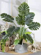 モンステラ フェイクツリー ポット インテリア装飾 グリーン植物