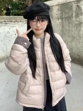学院風デザインの加厚コットンジャケット【冬用・・保温性】