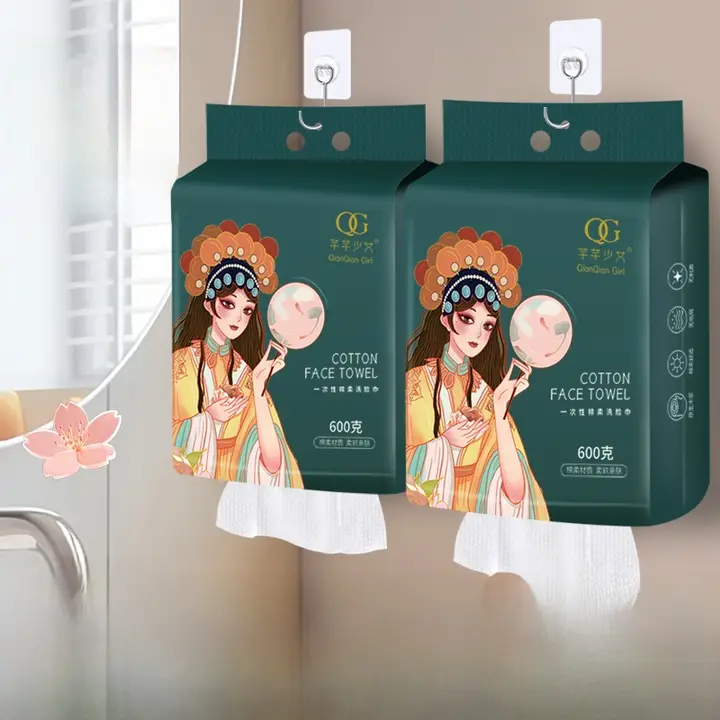 極上の柔らかさの壁掛け用使い捨て洗面器タオル【大判・厚手】