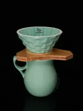 330ml 大郁香カップ【春緑・グレー・香り楽しむコーヒーカップ】