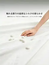 LUOLAI 全棉100%シルク春秋用掛け布団【二合一・エアコン対応・快適なひんやり感】