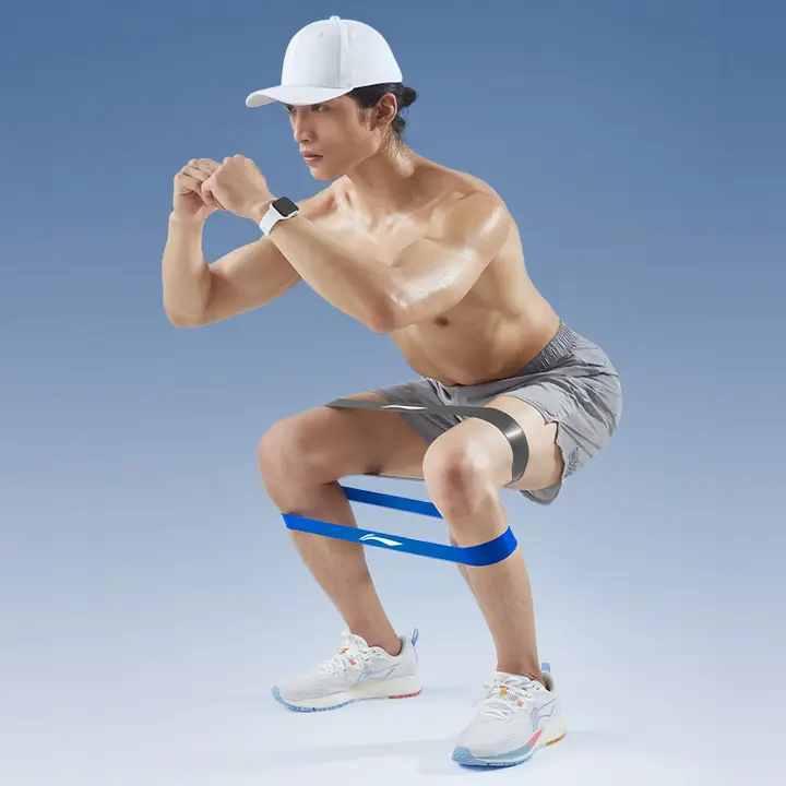 Li Ning レッグトレーニング用エクササイズバンド【抵抗バンド・スポーツ・フィットネス用】