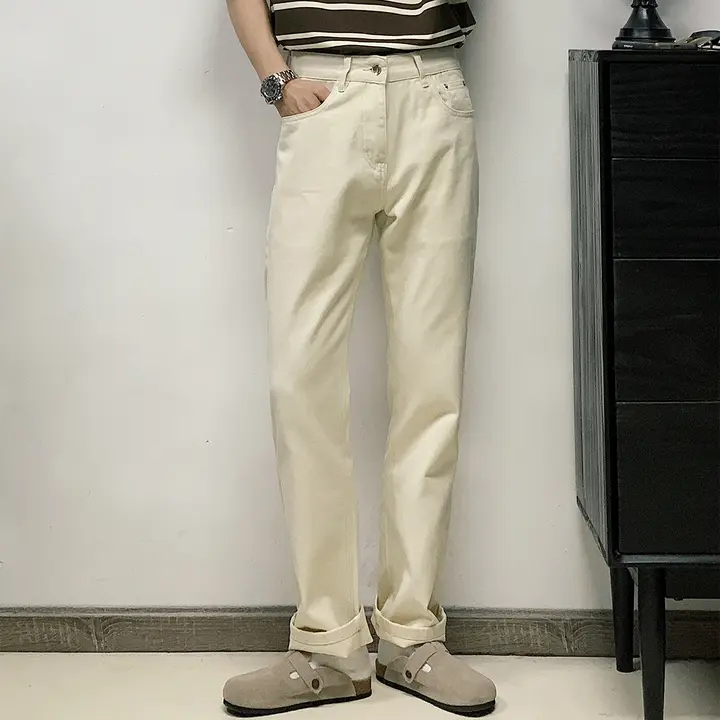 ストレートフィットデニムパンツ【リラクシング・ユニセックス・カジュアル】