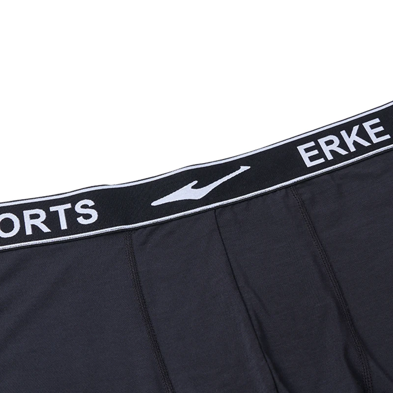 ERKE メンズ スポーツトランクス：赤色の快適トレーニング用パフォーマンス解析